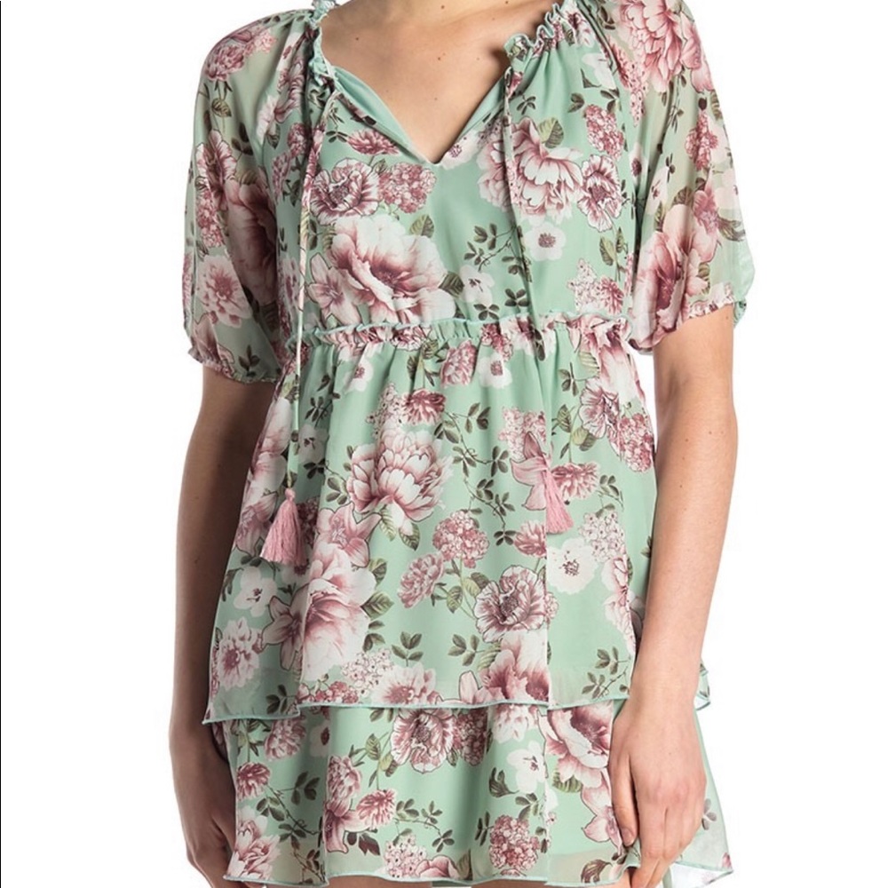 Max & Ash Floral Babydoll Dress